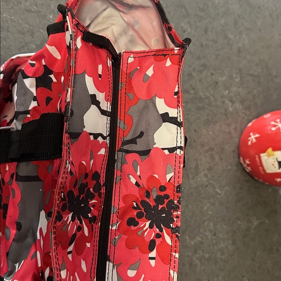 Thirty-One Tote Bag - Red- Pink- and Gray - Picture 8 of 8